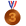 Emoticone d'une médaille en bronze