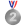 Emoticone d'une médaille en argent